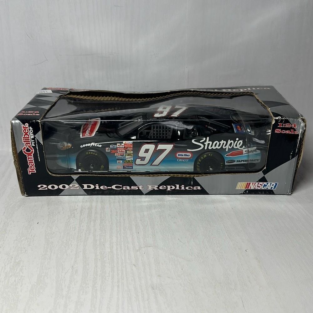 2002 Kurt Busch #97 Rubbermaid‎ 1:24 Team Caliber